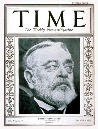 Lincoln on the cover to TIME magazine